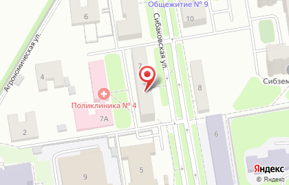 Почтовое отделение №8 на Сибаковской улице на карте