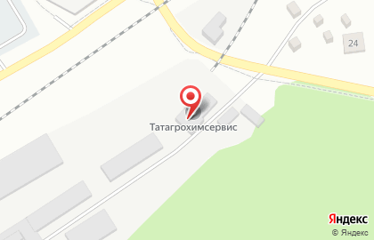 Татметлом на Центральной улице на карте