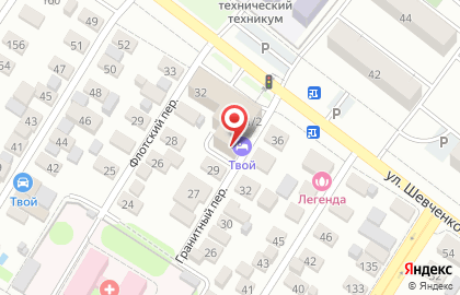 Гостинично-развлекательный комплекс Твой в Центральном районе на карте