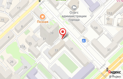 Киоск по продаже хлебобулочных изделий в Центральном районе на карте