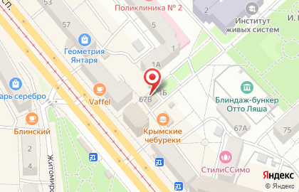 Магазин Наш продукт-Долгов групп в Калининграде на карте