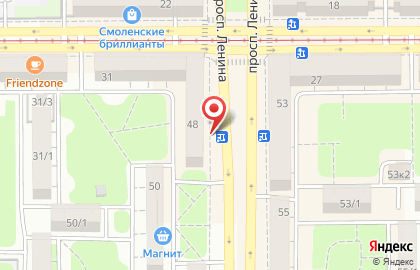 ЖЕНЕВА на проспекте Ленина на карте