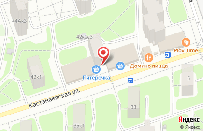 Салон оптики Цилиндр на Кастанаевской улице на карте