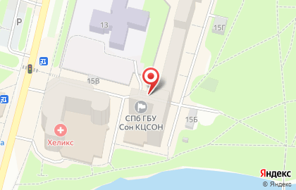 Комплексный центр социального обслуживания населения Курортного района в Санкт-Петербурге на карте