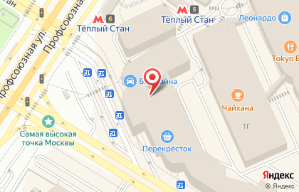 Мебельный магазин Rivalli на метро Тёплый стан на карте