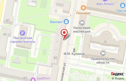 Почта Банк в Пензе на карте
