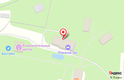 Романов лес на карте