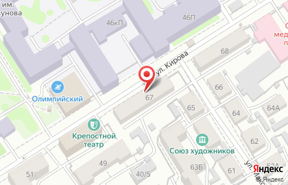 Стоматологическая клиника ВитаСтом на улице Максима Горького на карте