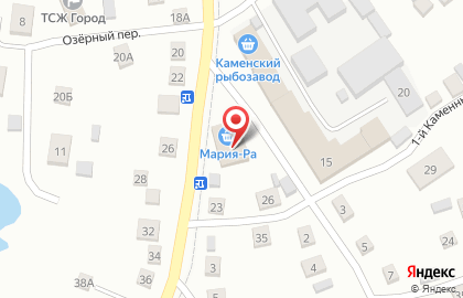 Продуктовый супермаркет Мария-Ра на Барнаульской улице на карте
