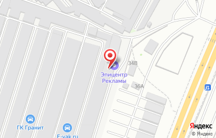 Гаражный кооператив Гранит на улице Антонова-Овсеенко на карте