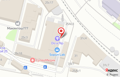 Батутный центр Do a Flip в Москве на карте