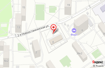 Останкинский на карте