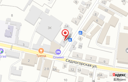 Кафе Золотой мангал на улице Толстого на карте