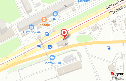 Фирменный магазин Орский пивоваренный завод в Оренбурге на карте