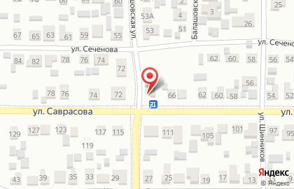 Продуктовый магазин Саврасовский на карте