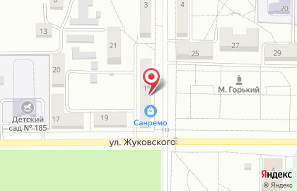 Бочонок на улице Жуковского на карте