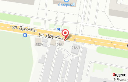 Русский фейерверк на улице Дружбы на карте