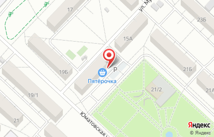 Комплексный центр социального обслуживания населения Демского района на улице Мусоргского на карте
