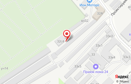Магазин автозапчастей Литпартс в Заваруевском переулке на карте