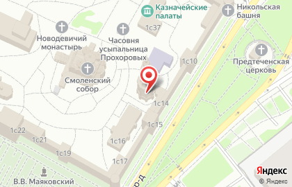 Церковный музей Московской епархии русской православной церкви на карте