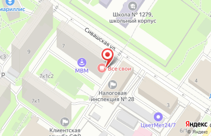 Хостел Нахимовский на карте