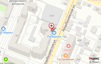 АКБ Инвестторгбанк на Арцыбушевской улице на карте