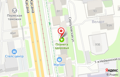 Аптека Планета Здоровья на улице Героев Хасана, 95 на карте