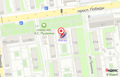 Ритуальное агентство Обелискъ на проспекте Победы на карте