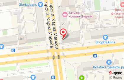 Ювелирный магазин Sunlight на улице Карла Маркса на карте