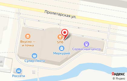 SПБ на Пролетарской улице на карте