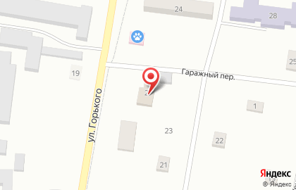 Магазин автозапчастей Детали машин ГАЗ в Гаражном переулке на карте