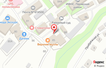 Столовая в Перми на карте