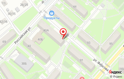 Продуктовый магазин в Москве на карте