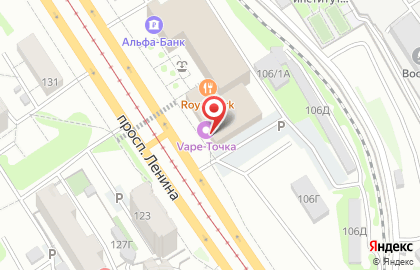 Букмекерская контора Балт Бет в Железнодорожном районе на карте
