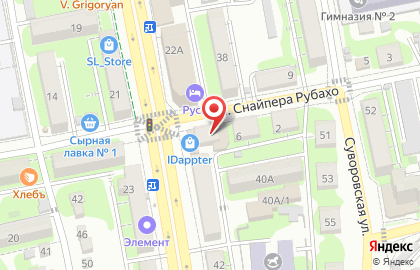 Дом тканей Дом тканей в Новороссийске на карте