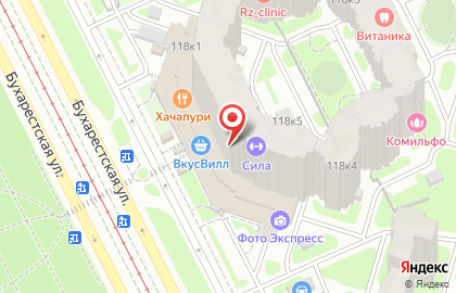 Автошкола Мегаполис на Бухарестской улице, 118 к 1 на карте