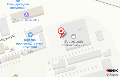 Гурьевский Хлебокомбинат на карте