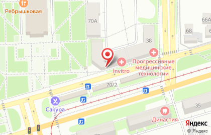 Торгово-учебный центр Виста-Центр в Металлургическом районе на карте