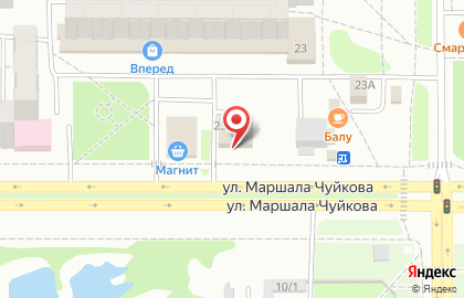 Народный трактир Старый Амбар на улице Маршала Чуйкова на карте