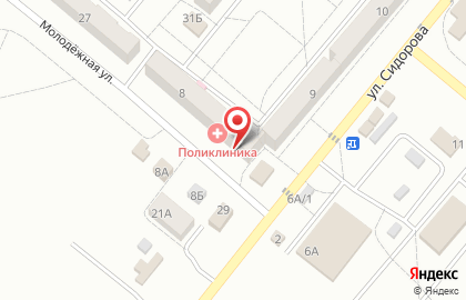 Поликлиника Светлоярская центральная районная больница в 1-ом микрорайоне на карте
