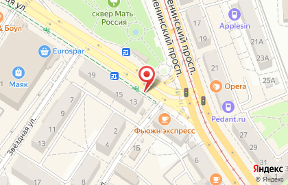 Салон мужской одежды Pierre Cardin на Театральной улице на карте