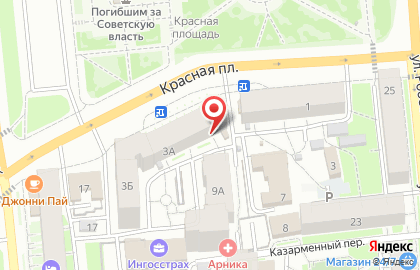 Торговая компания Гранит С в Железнодорожном районе на карте