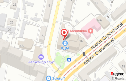 Школа танцев Infinity в Железнодорожном районе на карте