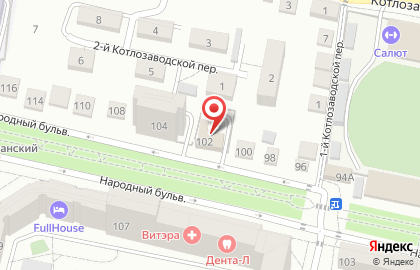 Салон связи Мегафон на Народном бульваре на карте
