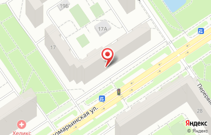 Камея на Новомарьинской улице на карте