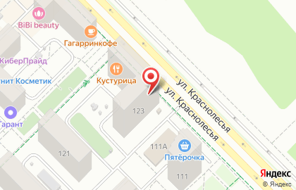 Мини-маркет Пив & Ко на улице Краснолесья на карте