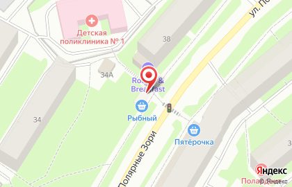 Магазин Рыбный в Мурманске на карте