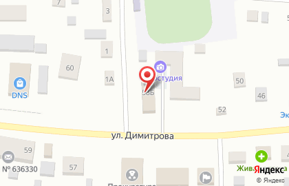 Межениновская птицефабрика в Томске на карте