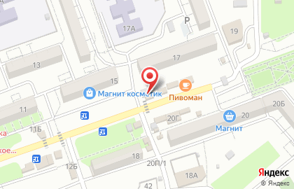 Продуктовый магазин в Астрахани на карте