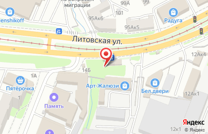 Торговая компания Кровмонтаж46 на Литовской улице на карте